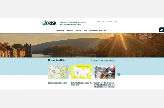 ORISK Observatoire du risque inondation, de la sécheresse et du karst