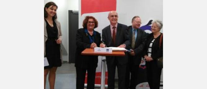 Signature d'une convention entre la FNSPF et l'IFFO-RME